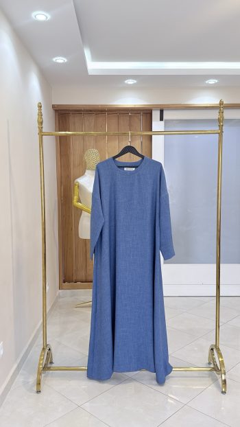 Robe hijab motif jean