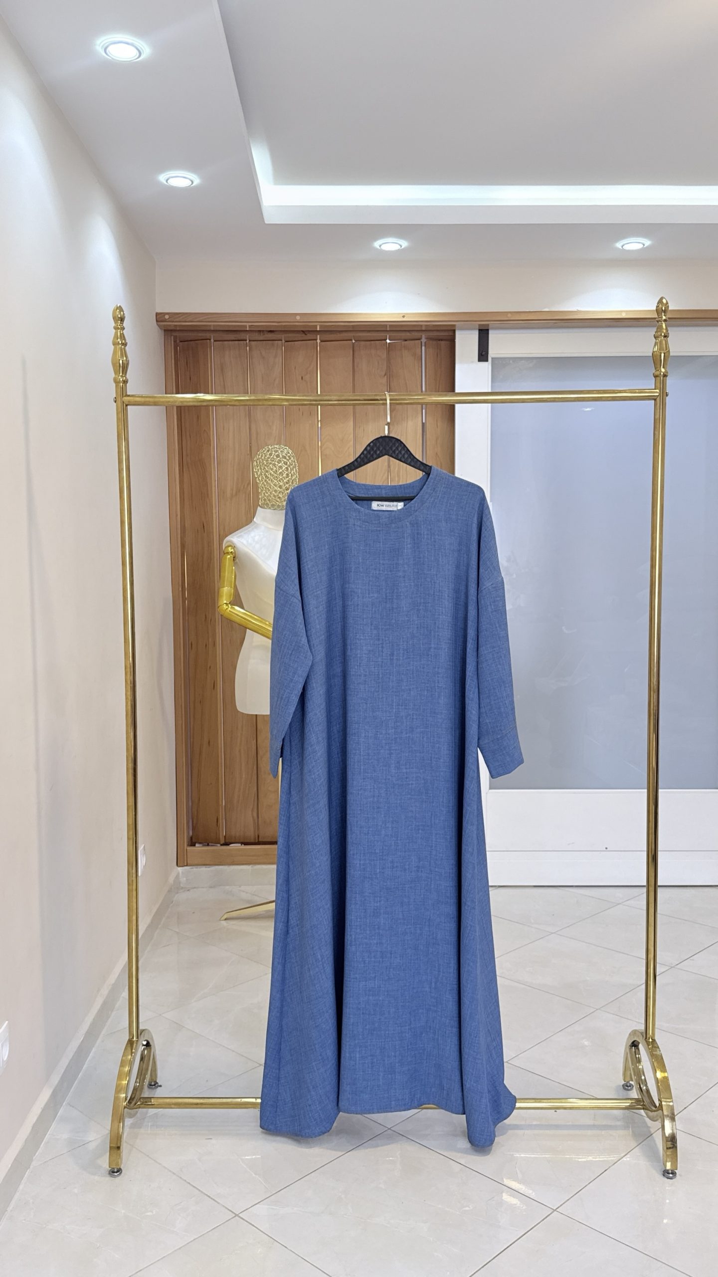 Robe hijab motif jean